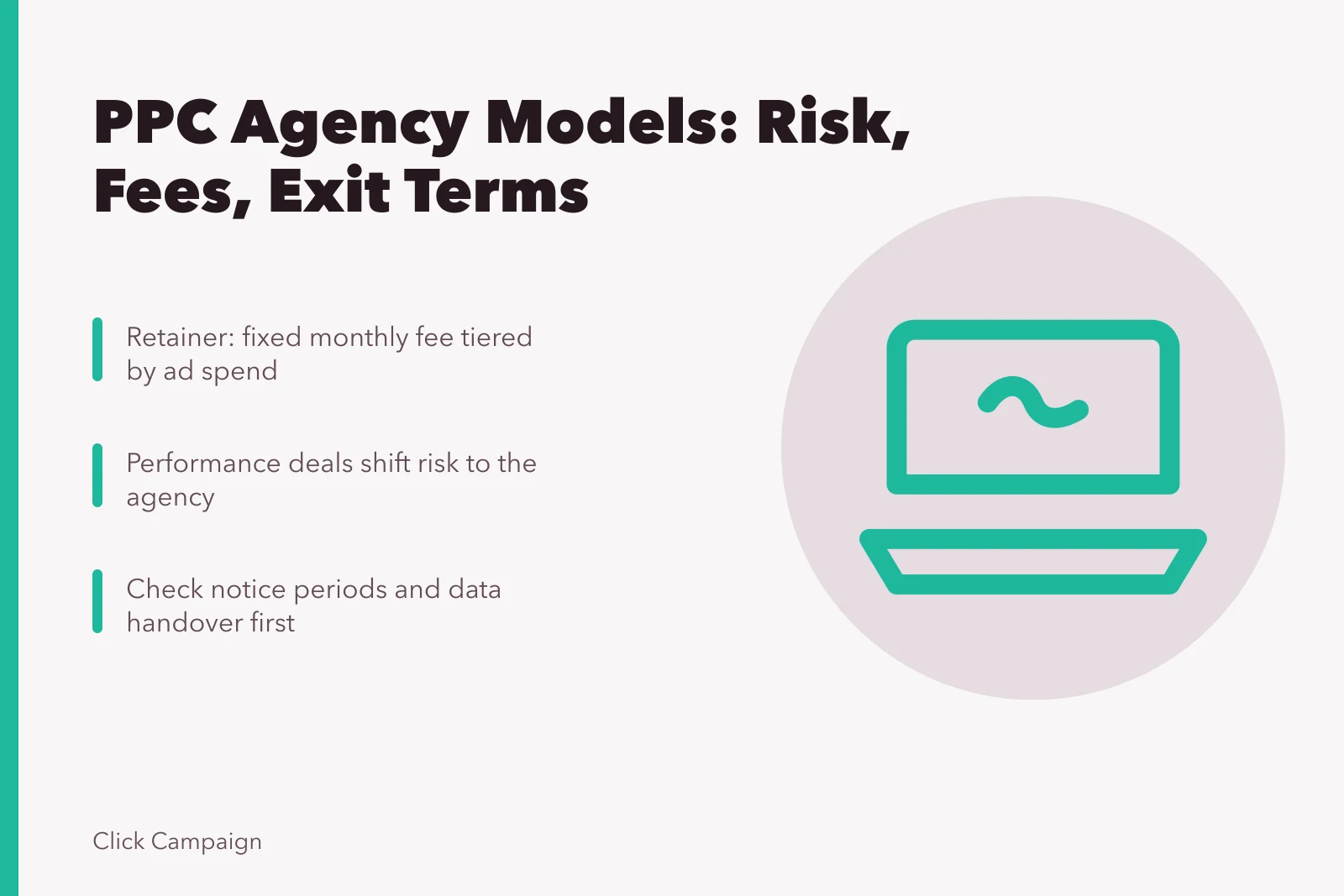 Comparison of PPC agency business models and their trade-offs