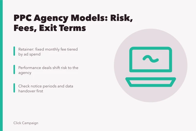 Comparison of PPC agency business models and their trade-offs. Why PPC agencies business models shape what clients pay for