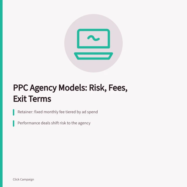 Comparison of PPC agency business models and their trade-offs. Why PPC agencies business models shape what clients pay for