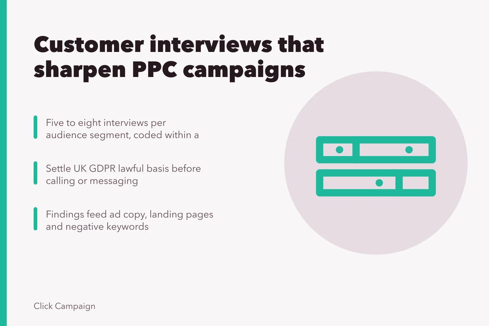 Card on using customer interviews to sharpen paid search campaigns