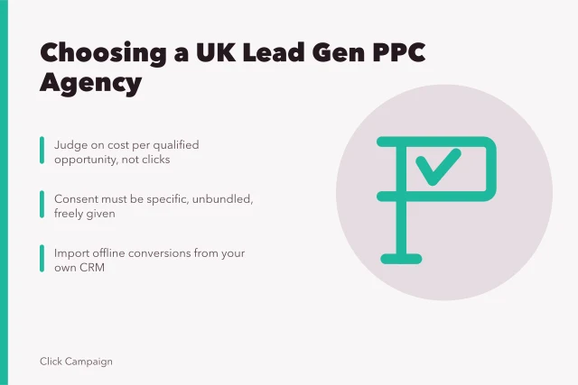 Guide to choosing a UK PPC agency for lead generation. PPC agency for lead generation: a UK buyer's guide